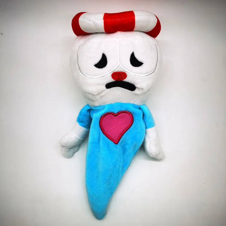 25 см игра Cuphead плюшевая игрушка Mugman the Devil легендарные кубики мягкие игрушки кукла