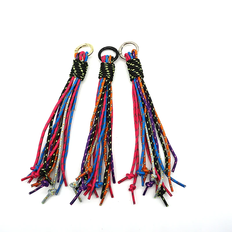 

High Quality Fashion Bag Accessories Luxury Brand Tassel Female Bag Decorations 2021 New Designer Hardware Anti theft Keychain