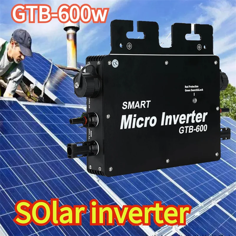 

Smart Micro Inverter 600W/700W/800W 120/230V 50/60Hz With WIFI Grid Tie MPPT Solar Converter Waterproof Solar Inverter