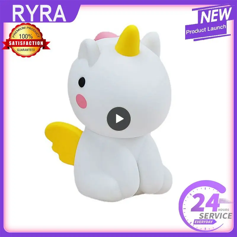 

Usb Atmosphere Lamp Silicone Light Multi-role Cute Cartoon Light In The Bedroom Housewear Furnishings Desk Lamp Charge