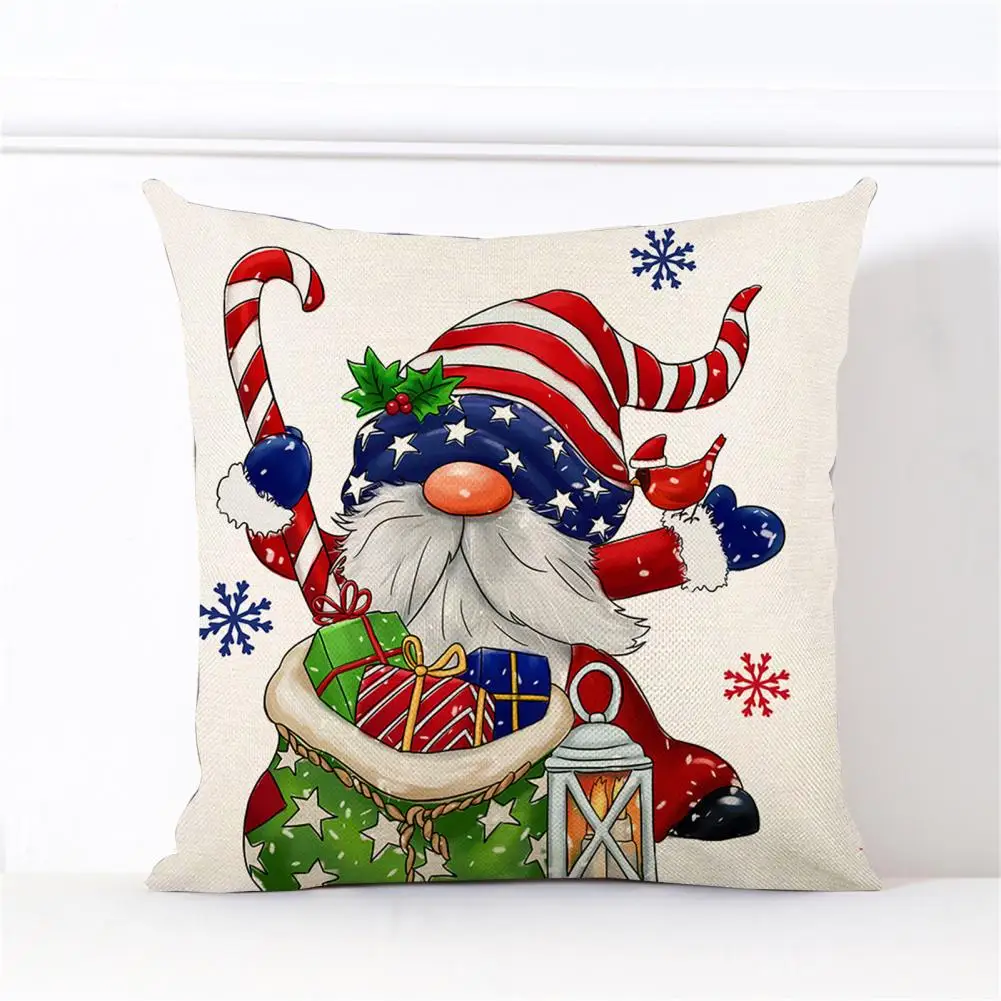 

Fashion Dorm Hotel Office Sofa Cushion Case Christmas Decoration Pillow Slipcover Single Side Printed Add Atmospheres