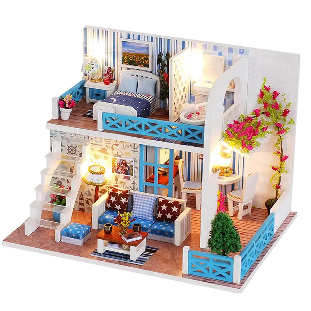 

Miniature Diy Dollhouse Kit Handmade Assembled Craft Toys Educational Toys For Children Birthday Gifts