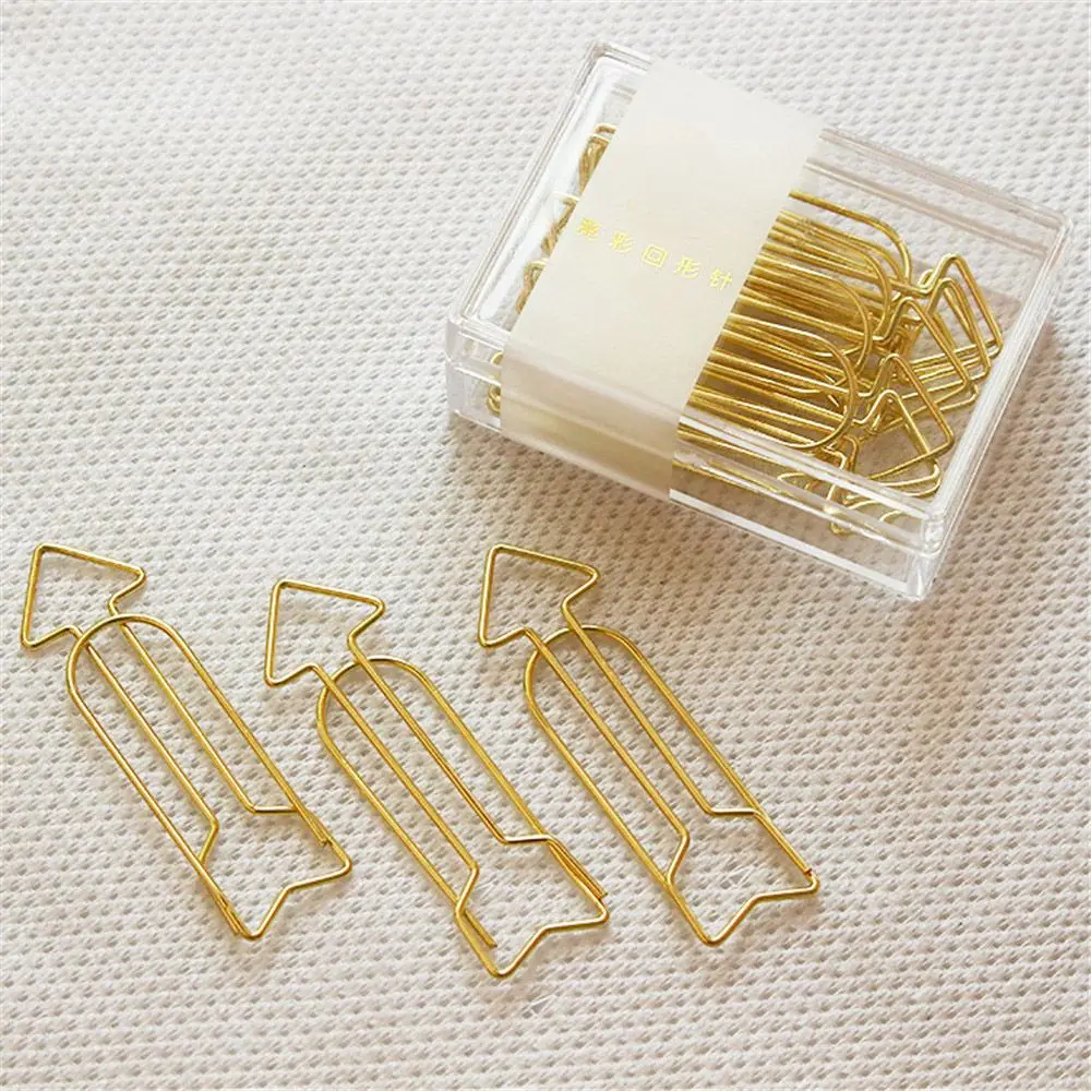 

12pcs/set Paperclips Hollow Out Bookmark Kawaii Stationery Photo Clip Tickets Bills Clamp Student School Office Binding Supplies