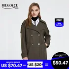 MIEGOFCE 2022 Осень и зима простое однотонное женское короткое шерстяное пальто двубортное шерстяное одежда повседневная женская куртка с нными рукавами MGK002