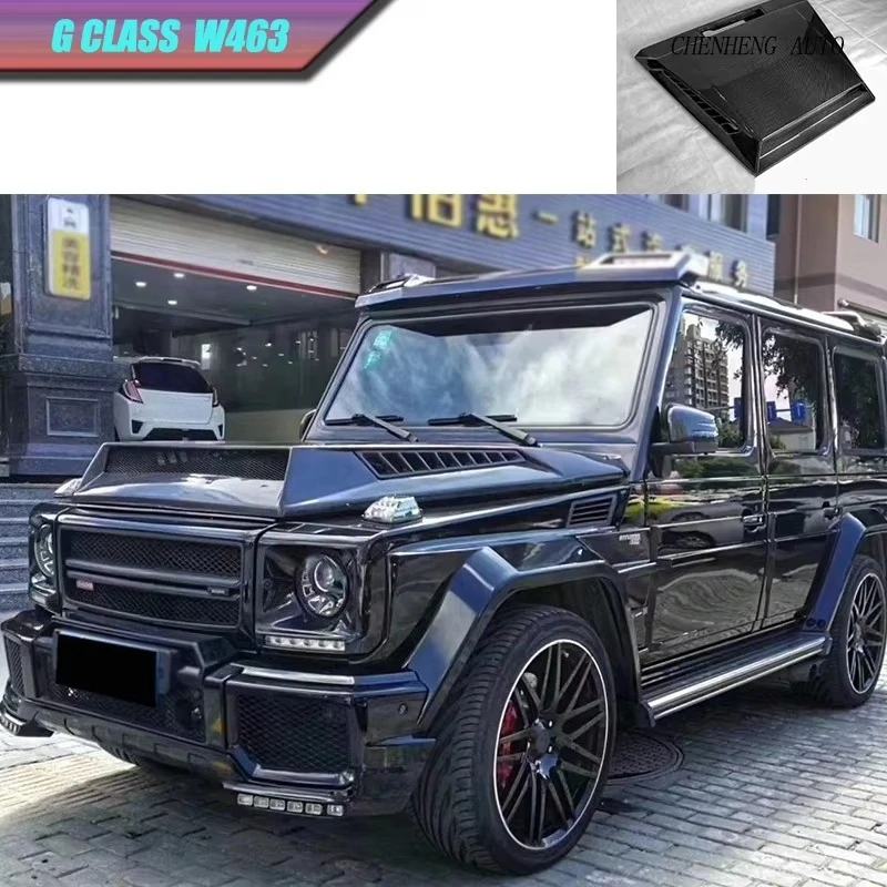 Фото Капот для Mercedes-Benz G-класса W463 W463A W464 G550 G500 G63 G65 G350D в стиле IMP, крышка двигателя, капот-боннет №2