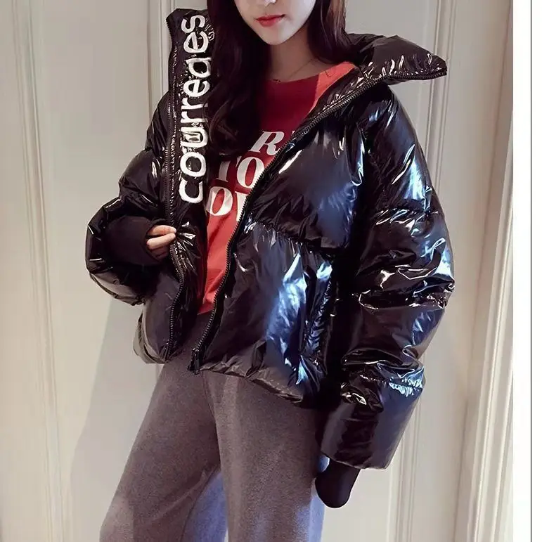 Fashion Cotton Jacket Women's Autumn Winter Down Padded Jacket Ladies New Coat Wash-free Thick Cotton Padded Down Coat For Women