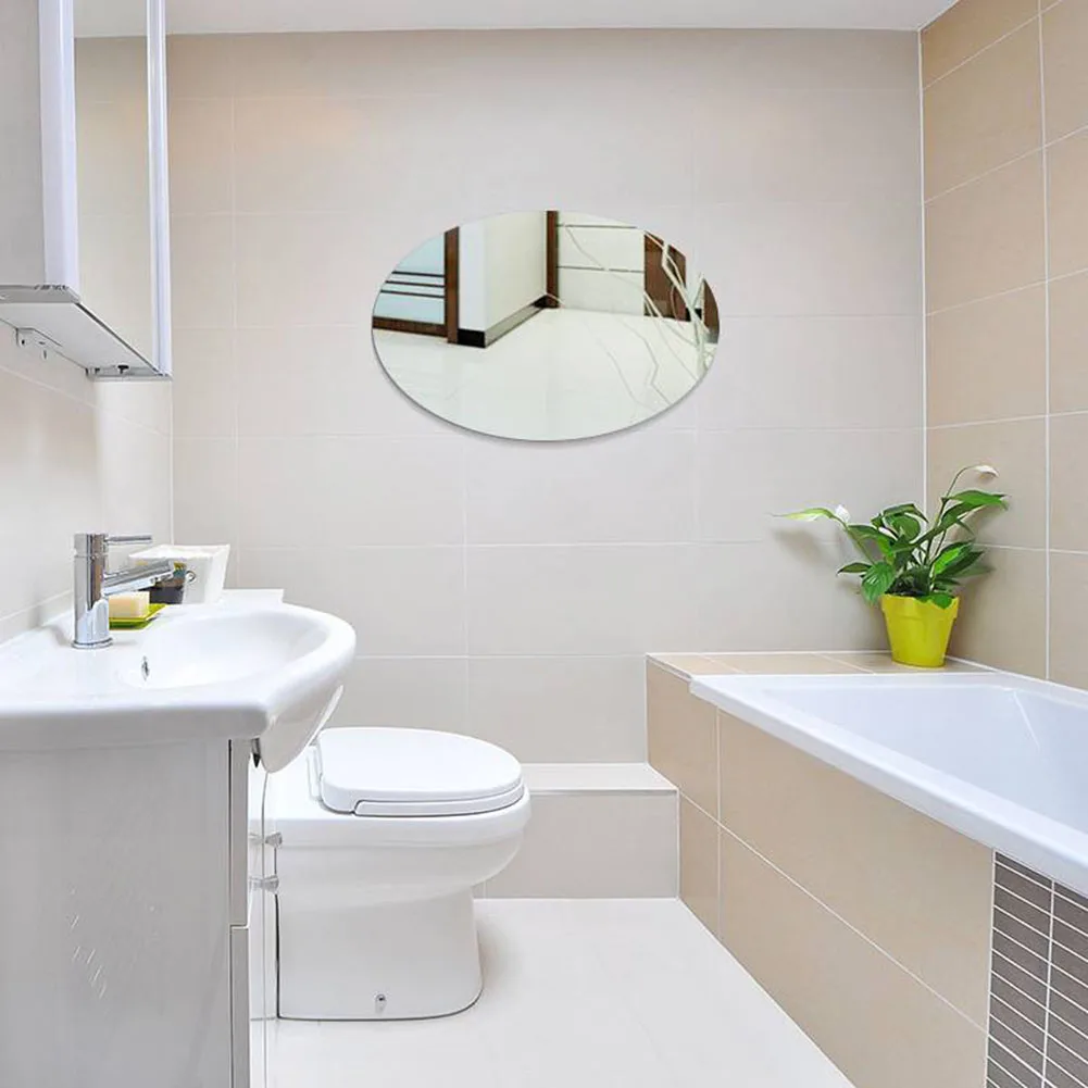 

Durable Decorative Mirror Corrosion Resistant Easy To Install Flat Surface Full Of Rhythm Light Weight Bathroom