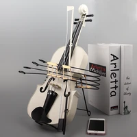 imitation violin model tin crafts bar living room window cabinet decoration collection ornaments photography props