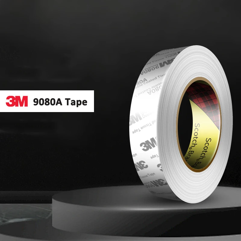 Двусторонняя клейкая лента 3M 9080A, сверхпрочная тонкая клейкая лента без маркировки, высокая вязкость, фиксированная для домашнего использования в автомобиле, водонепроницаемая