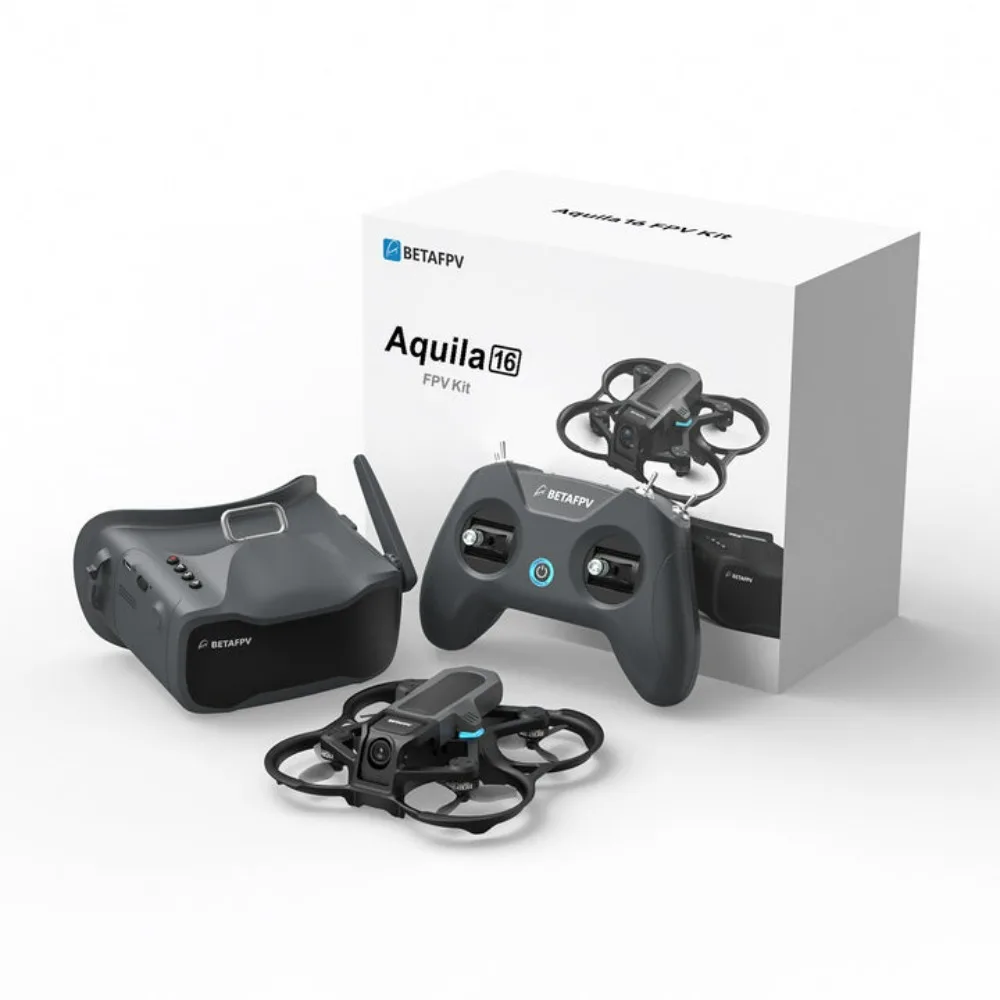 Фото Комплект FPV-дрона BETAFPV Aquila16 с очками VR03, 8 минут полета, дальность 200 м, ELRS 3.0, для начинающих, радиоуправляемый квадрокоптер, аксессуары для гоночного дрона DIY №2
