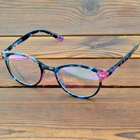 handcrafted round fashion flower integrated nose optical frame custom photochromicprogressive myopia reading glasses