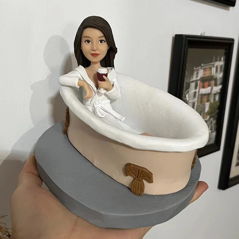 Красная кукла AU504 для молодых леди индивидуальные фигурки ручной работы