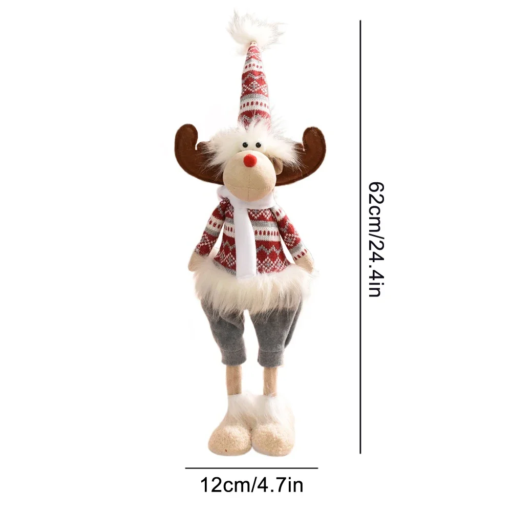 1 шт. светодиодный свет ELK олень Рождественская кукла елка Подвеска Новогоднее
