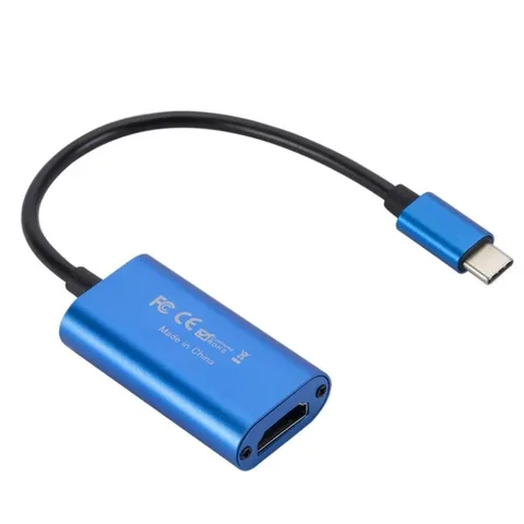 Карта видеозахвата BGGQGG Type-C, HDMI-совместима с USB 1080P HD, запись игр для PS4, переключатель, Фотокамера