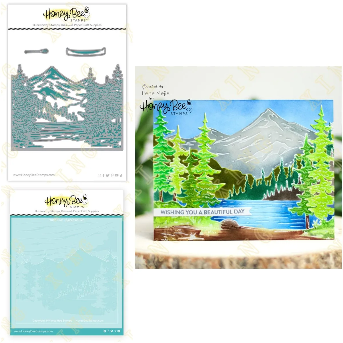 

New Lakeside Scene Builder Metal Cutting Dies Stencils for Scrapbooking Stamp Photo Album Decorative Embossing Cut Die DIY Paper