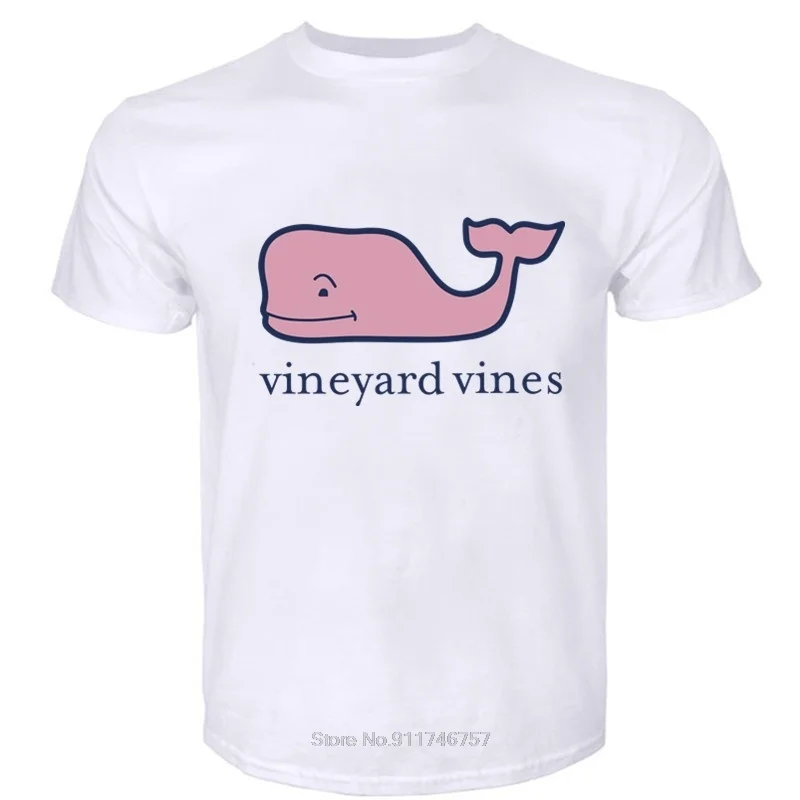 

Oversized shubuzhi Brand Cotton T-shirt Man crew neck t-shirt Vineyard Vine Preppy Pink White T Shirt Available