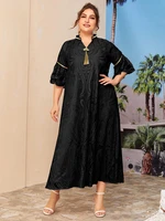 toleen women plus size maxi dresses large 2022 summer luxury casual elegant abaya long muslim turkey evening party robe clothing