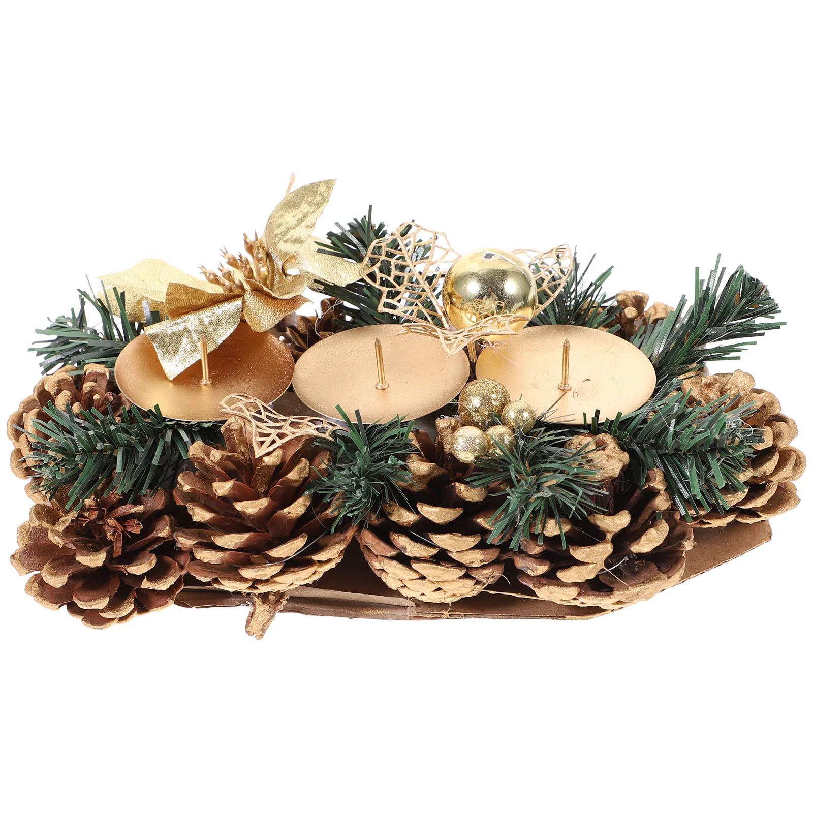 

Pine Cone Unique Delicate Decorative Candle Centerpiece Candlestick Holder Table Centerpiece Candlestick Decor Candle Holder