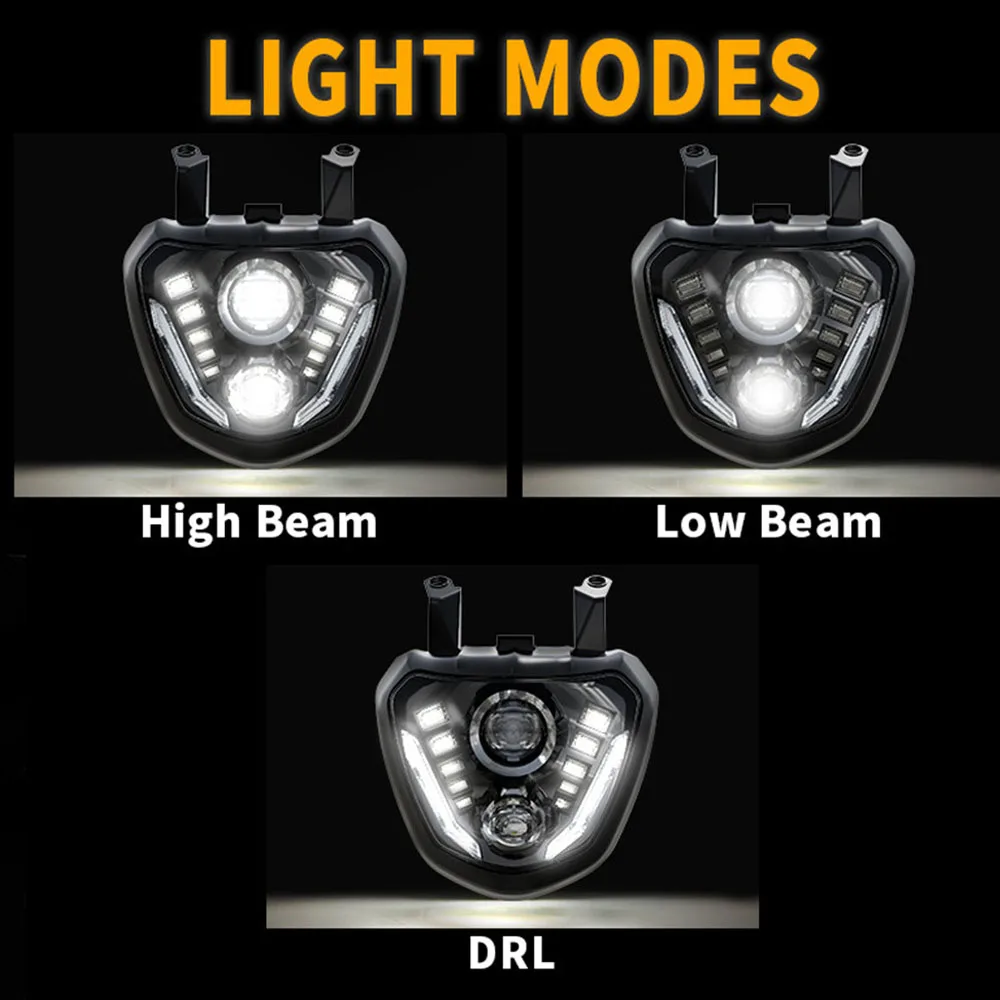 Фара для мотоцикла светодиодный проектор фара DRL Yamaha MT 07 FZ технические