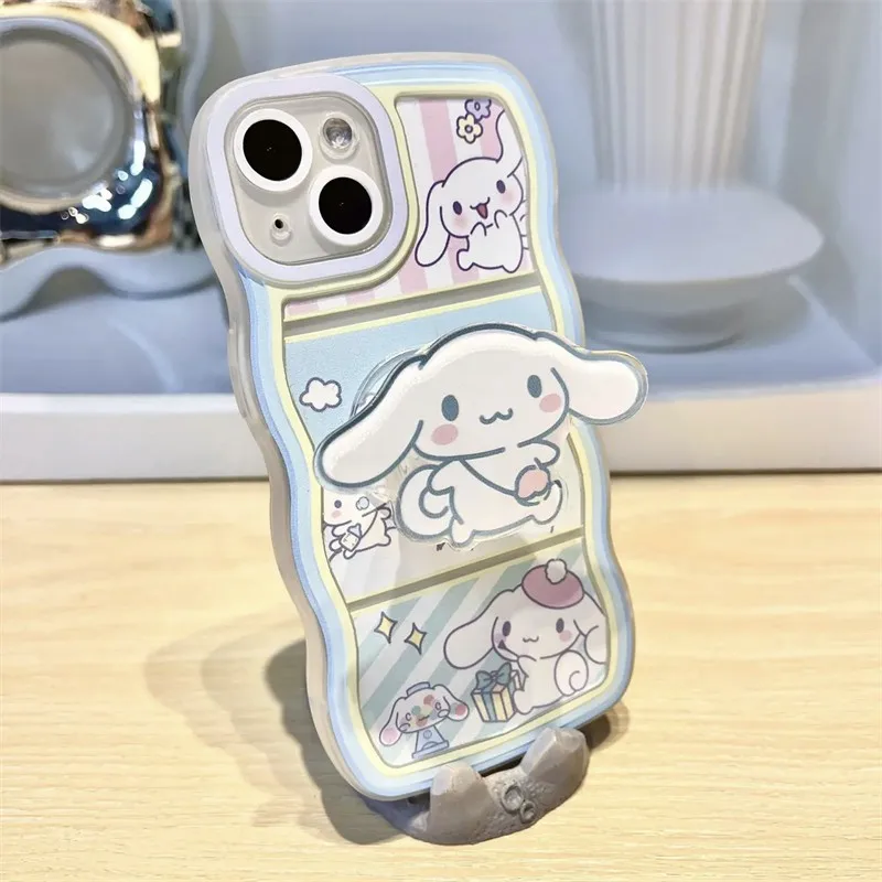 Sanrio милые горячие коричные силиконовые кудрявые волны фотообои для OPPO Reno 2F 5 6 7Z 8T