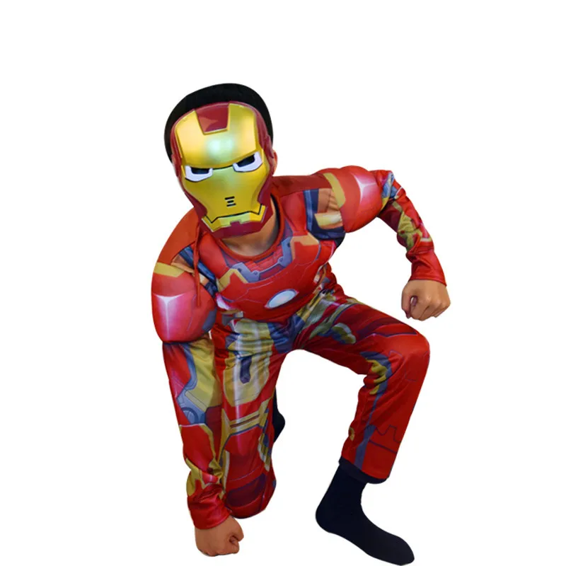 Детский костюм на Хэллоуин Халк Зимний Солдат Железный человек Муравей Капитан