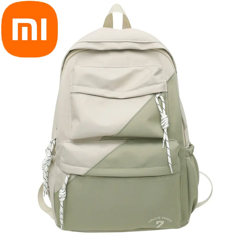 

Xiaomi School Backpack for High School Girls Simple and Large Capacity Backpack for Leisure Travel Computer Backpack