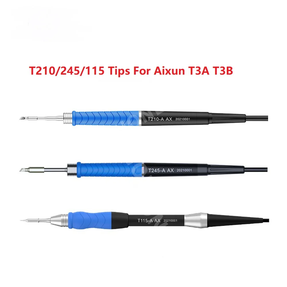 T12 T245 936 T210 T115 ручка для паяльной станции Aixun T3A T3B T420D комплект паяльника