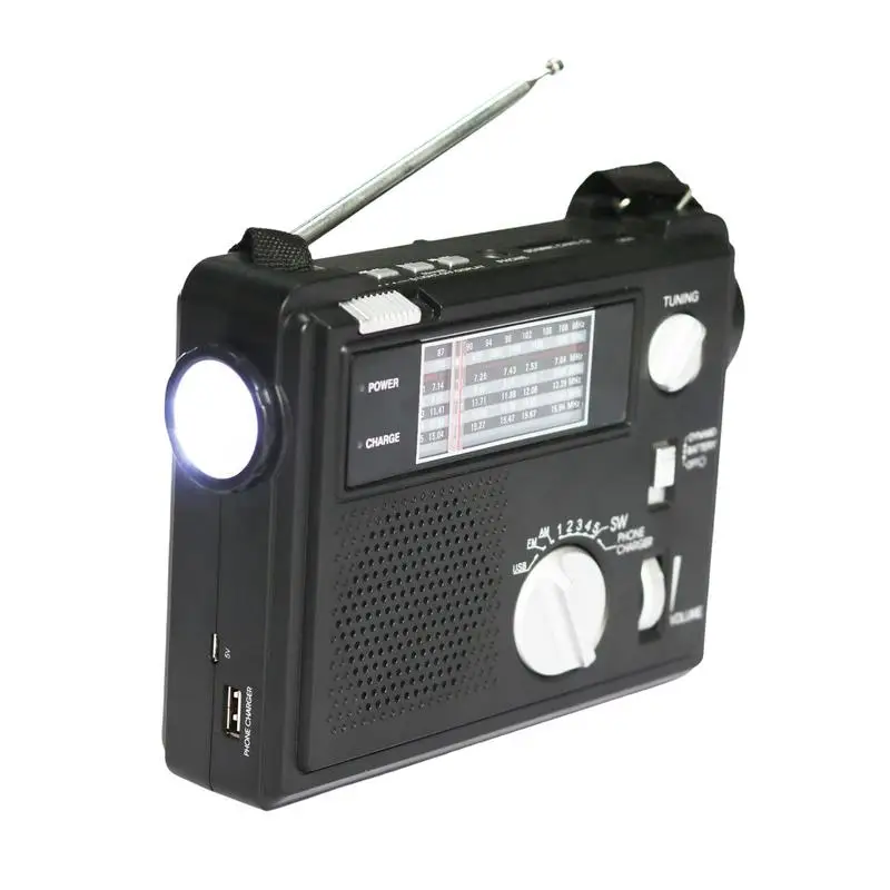 

Радио для погоды с питанием от аккумулятора, многодиапазонное радио, ручной радиоприемник, аварийные ситуации, Мобильная мощность, аварийный дизайн, питание