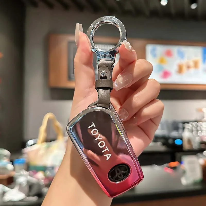 Мягкий чехол для автомобильного ключа из ТПУ аксессуары Toyota Auris Corolla Avensis Verso Yaris Aygo