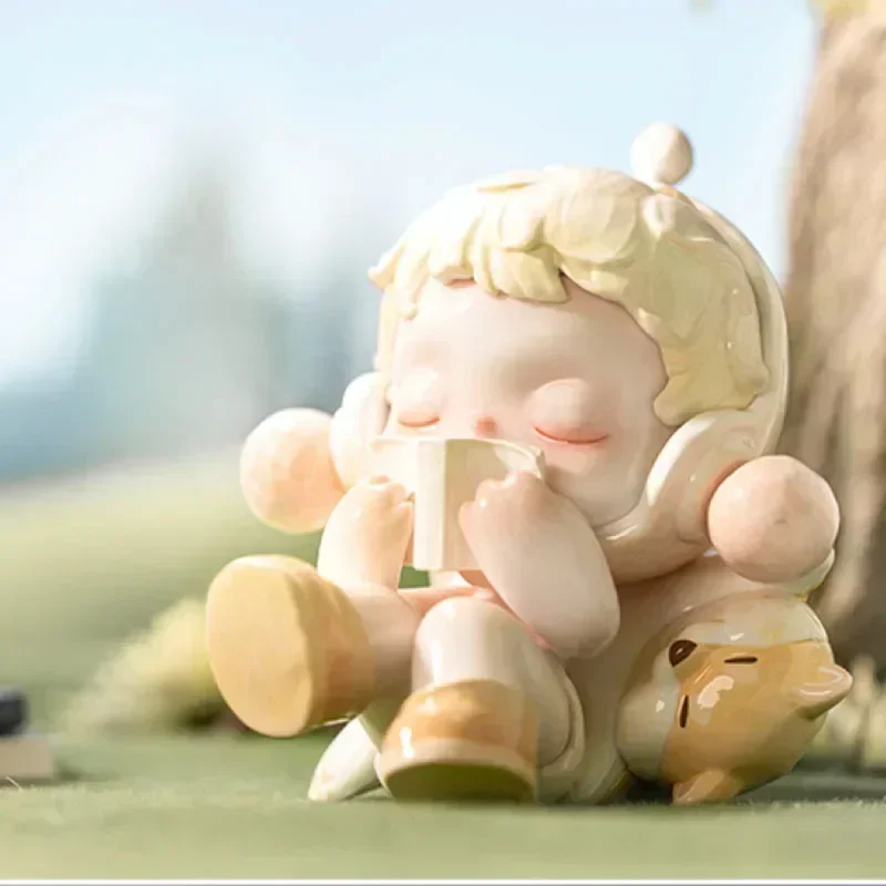 Фото POP MART Skullpanda The Warmth Series оригинальная слепая коробка Mystery Box Toys Mistery Caixa Фигурка Surpresa Cute Model Birth №3