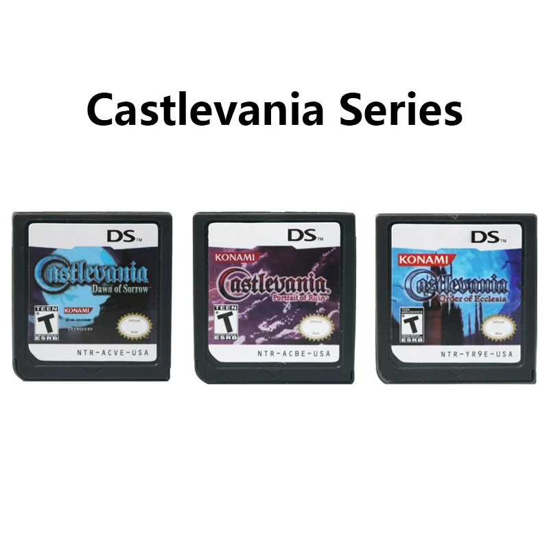 

Castlevania Series DS Memory Card NDS DSI 2DS 3DS Video Game Console US Version English Language