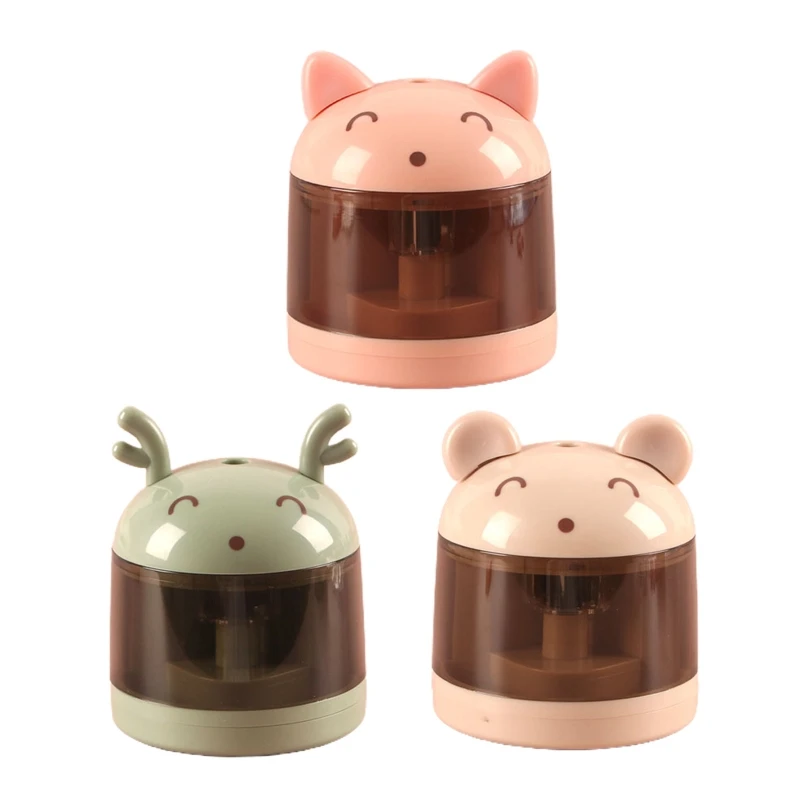 

Cordless Electric Pencil Sharpener 2 AA Batteries Operated for Boy Girl Present