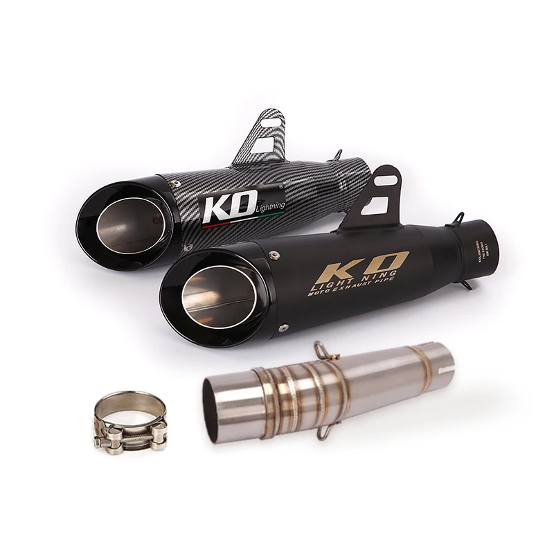 

51mm Exhaust Pipe For Honda NC700A NC700S NC700X NC750X Motorcycle Muffler Tail Tip Mid Connection Tube Stainless Steel Slip On
