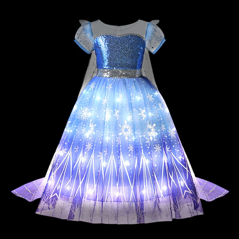Платье принцессы со светодиодной подсветкой