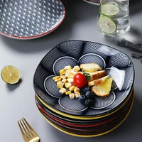 birthday luxury plate set wedding nordic ceramic sushi salad dinner plate breakfast christmas vajilla completa kitchen tableware