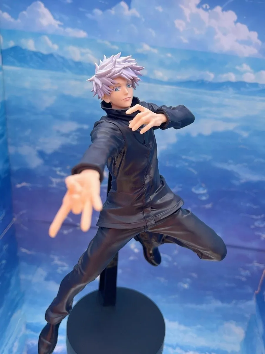 Оригинальный BANPRESTO Jujutsukaisen Satoru Gojo Gojō JJTKS JUJUTSU аниме фигурка игрушки ПВХ модель