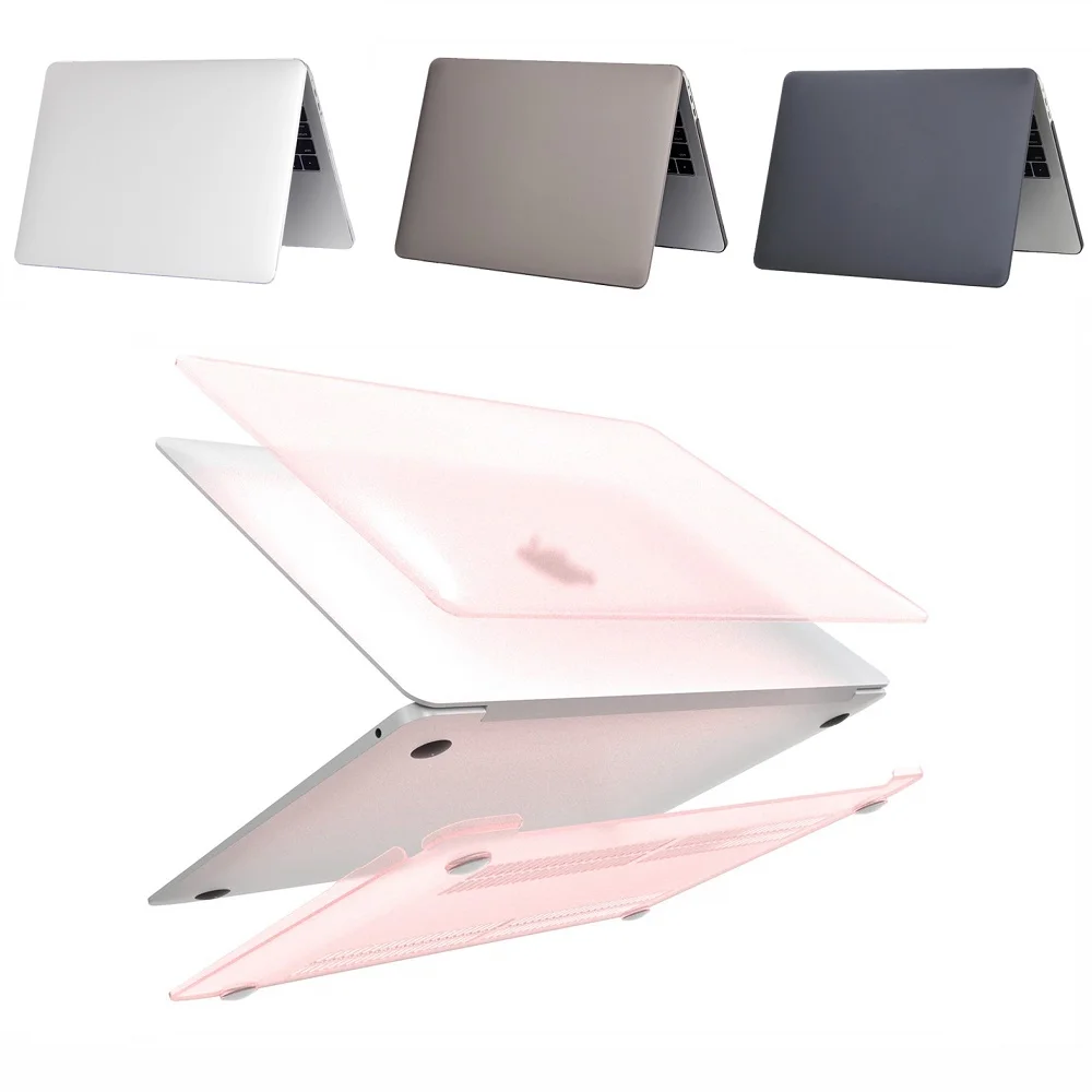 

New Matte Laptop Case Cover For 11 12 13 15 inchs Apple Macbook Pro Retina Air Touch Bar A1932/1989/1990/A1707/A1706 Laptop Case
