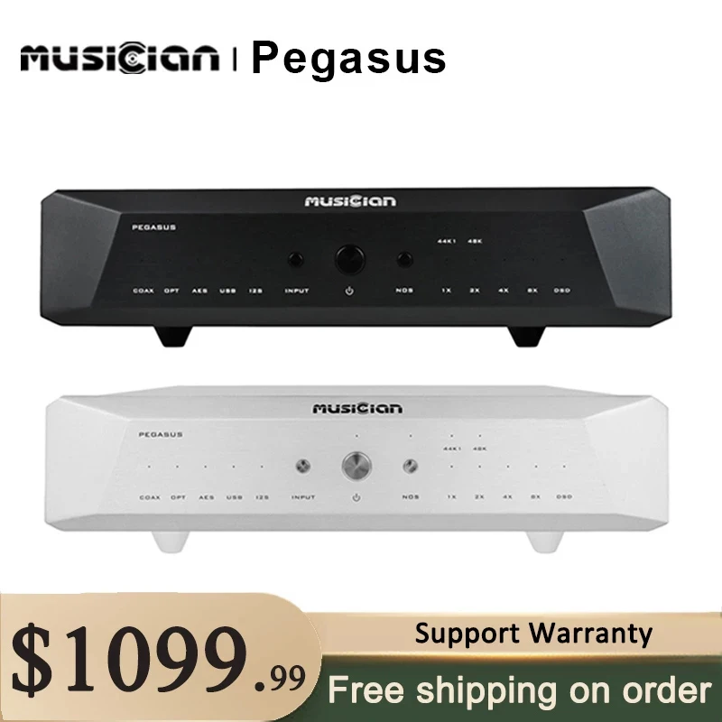 

Музыкант PEGASUS 32 бит/1536 кГц 24 бит R2R DAC 6 бит DSD сбалансированное сопротивление DAC поддержка DSD1024 SPDIF приемная схема R2R декодер