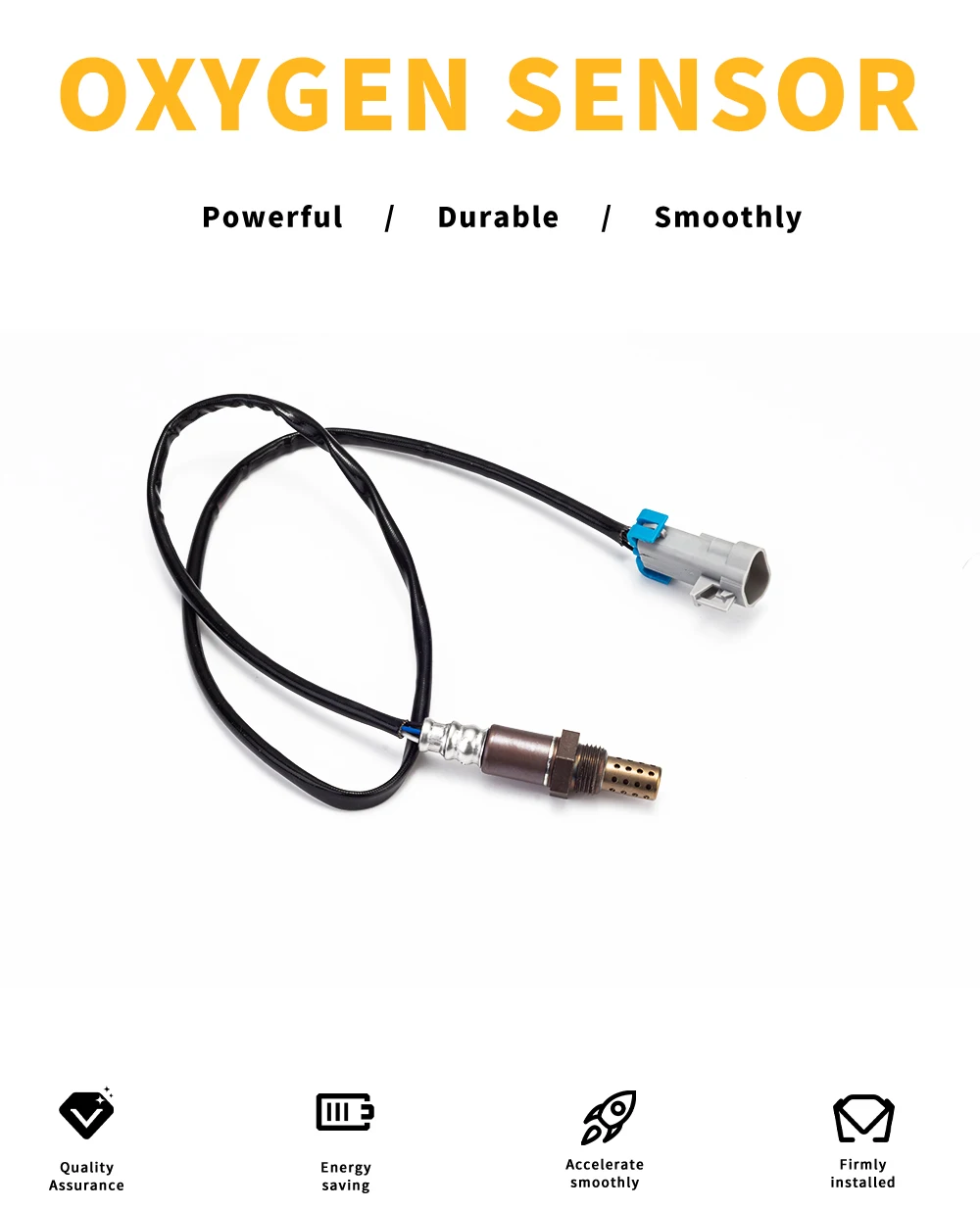 

Oxygen sensor suitable for Cadillac [XLR (import) 4.6L] 06-10 Denso system rear OE: 12598296
