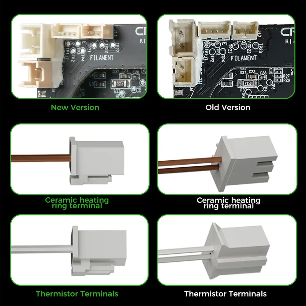 Фото Адаптерная плата Creality 2025 New Version K1/K1C/K1Max Hotend PCBA_T9_GD32F303CBT6 и комплект для модернизации хотэндов серии K1 New Version №2