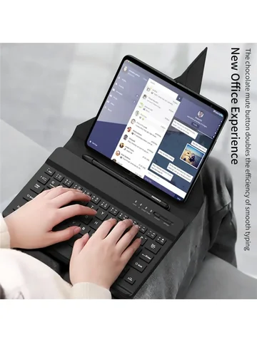 Портативная bluetooth-клавиатура для Samsung Galaxy Z Fold 6 5 4 3 2, кожаный чехол-подставка, универсальная клавиатура для планшета, складной телефон