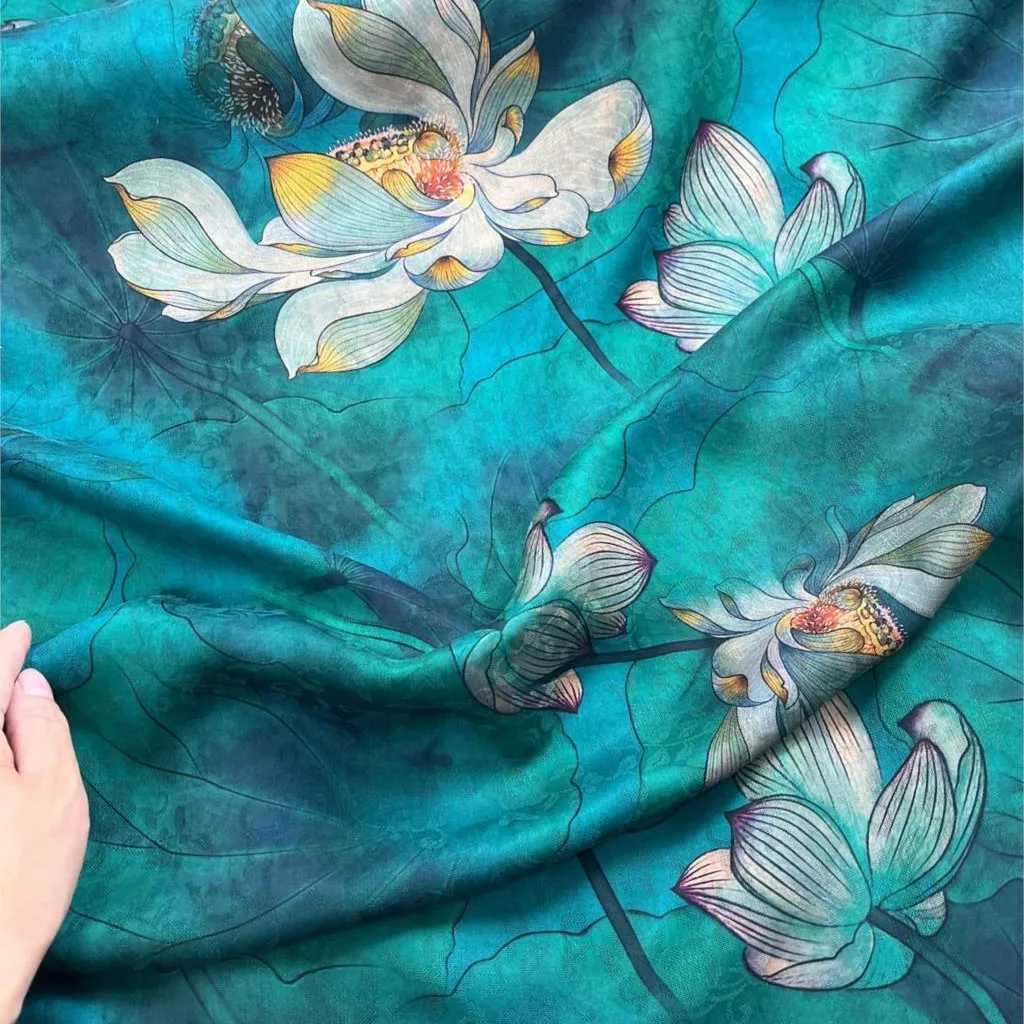 Платье-Ципао из натурального шелка на подтяжках 26 м