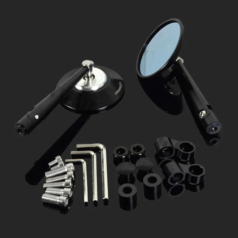 

Suitable for Little Monkey Sports Car Motorcycle Accessories Retrofit Retro Rearview Mirror Round Universal Reflector