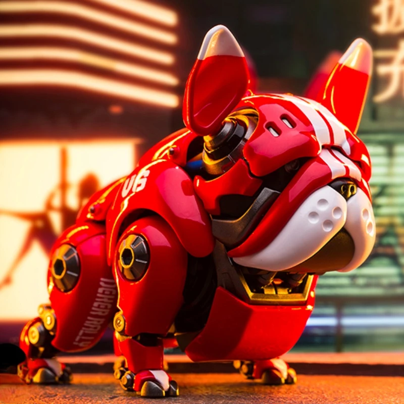 

Action French Bulldog Hwj Robot Animal Walker Mechanical Dog Trendy Game Actionable Doll Decoration Toy Decoration