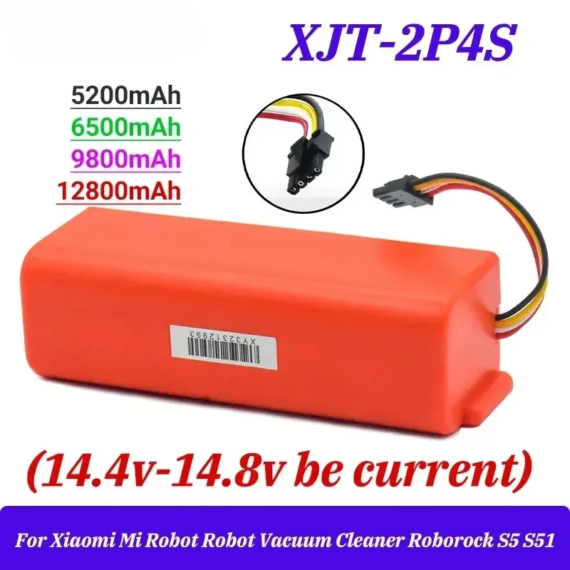 Литий-ионный аккумулятор 14 4 В для робота-пылесоса Xiaomi Roborock S50 S51 S55