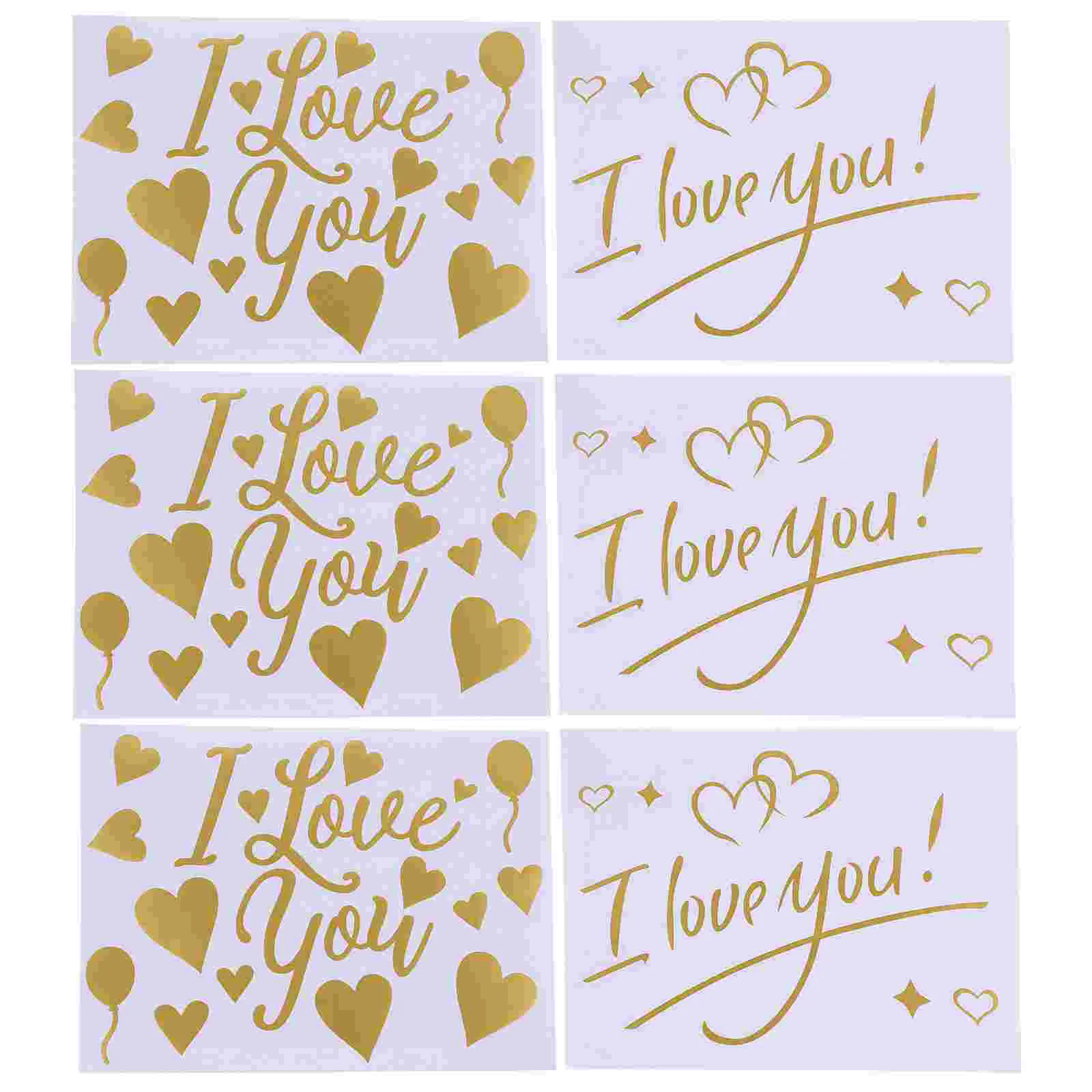 

Stickers Sticker Window Balloon Wall Day Valentine S Decals Decor Adhesive Self Heart Valentineswedding Supplies Decorative