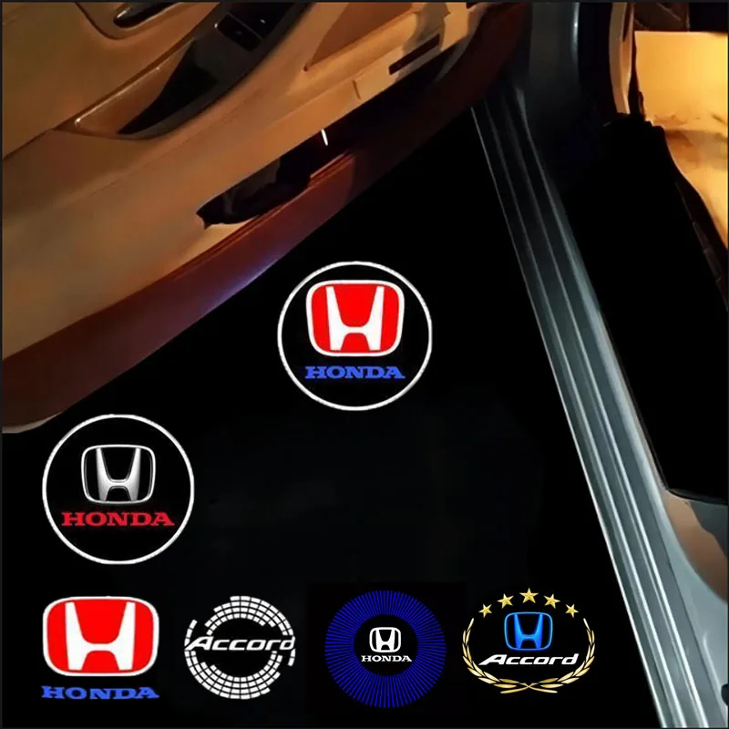2 шт. светодиодная лампа для автомобильной двери Honda Accord 10th 7th 8th 9th 2003-2022