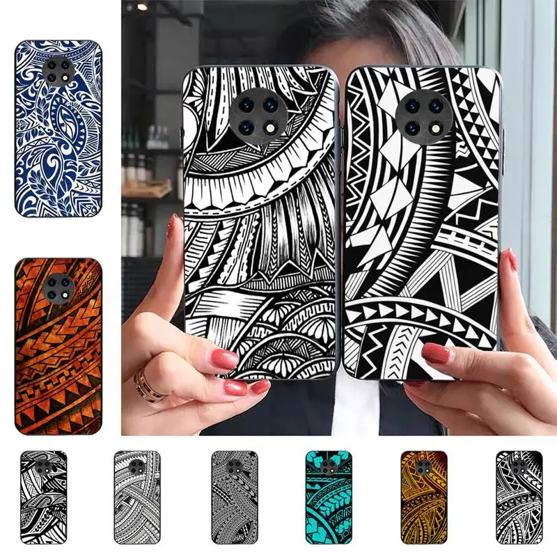 

Maori Tribal Samoan Polynesian Phone Case for Samsung A51 A30s A52 A71 A12 for Huawei Honor 10i for OPPO vivo Y11 cover