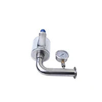 new design stainless steel pressure gauge pressure relief valve beer bong