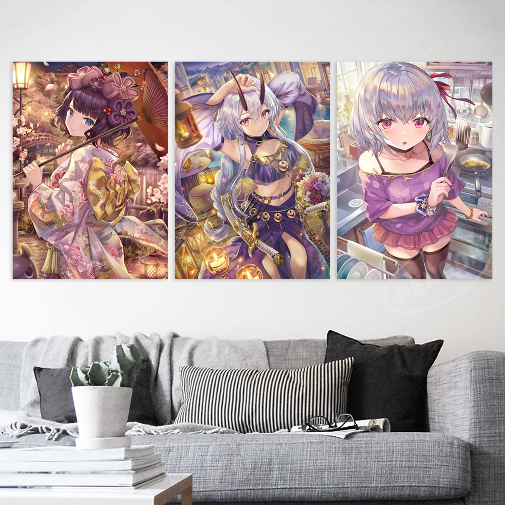 Картина с надписью Fate Night цифровой постер для гостиной настенное украшение дома |